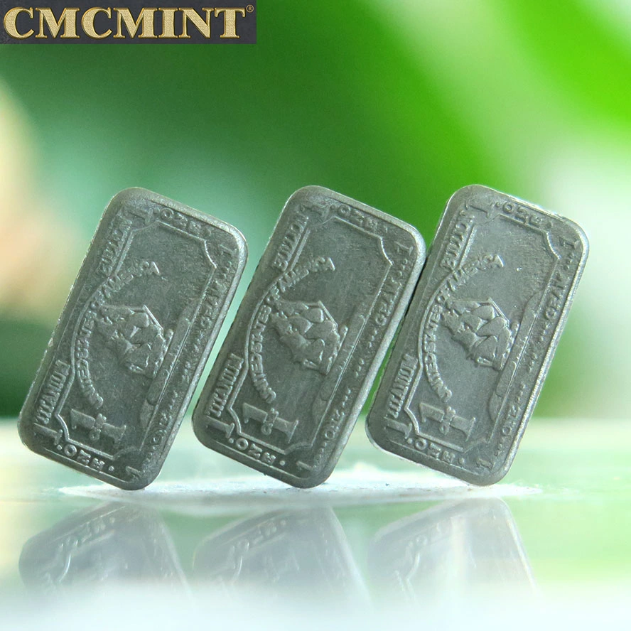 1 Gram 999 Fine Titanium Iron Ship Bullion Bars